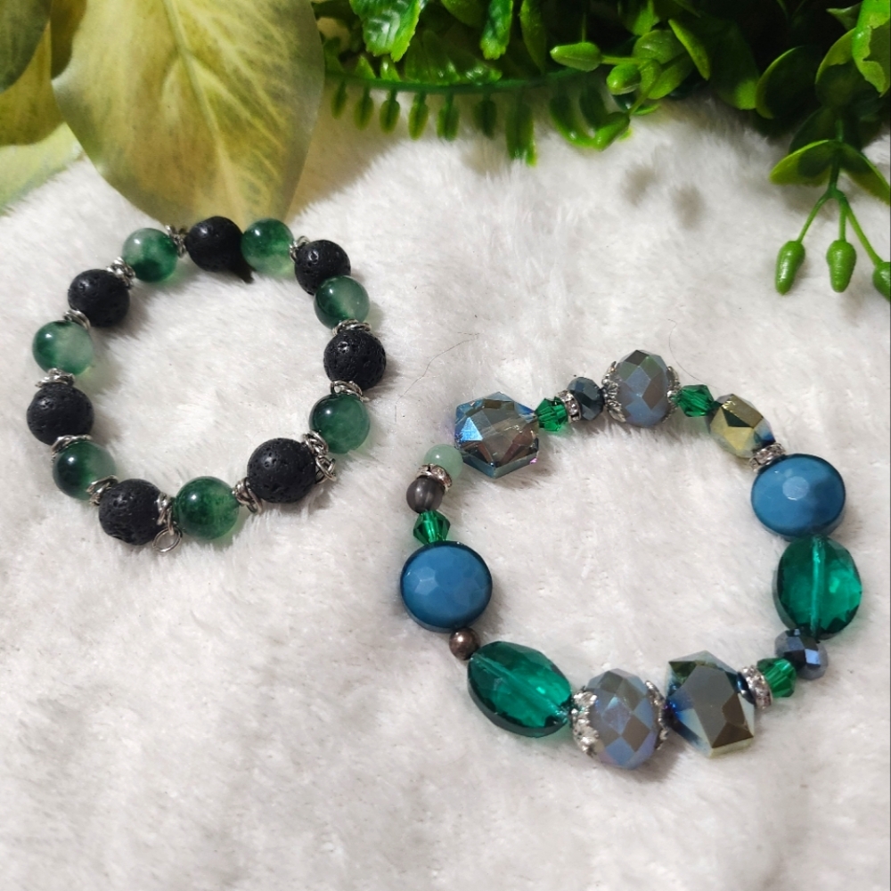 Handmade beaded bracelets